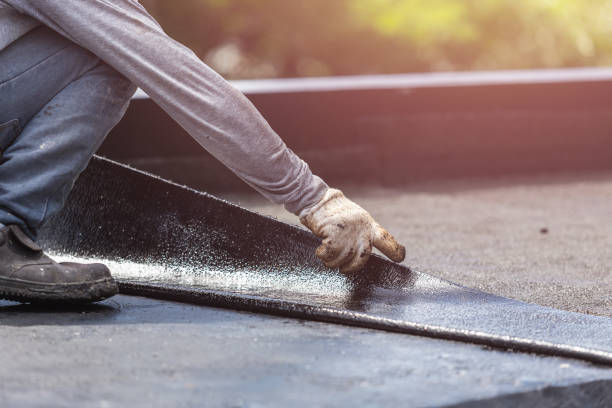 Professional Crawl Space Encapsulation technician working in Martinsville, VA